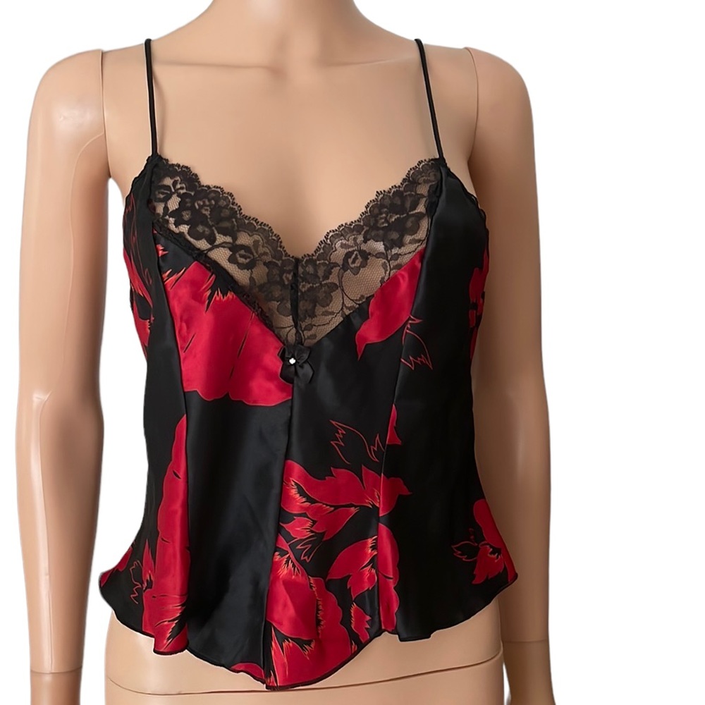 Vintage Shirley of Hollywood silky satin camisole